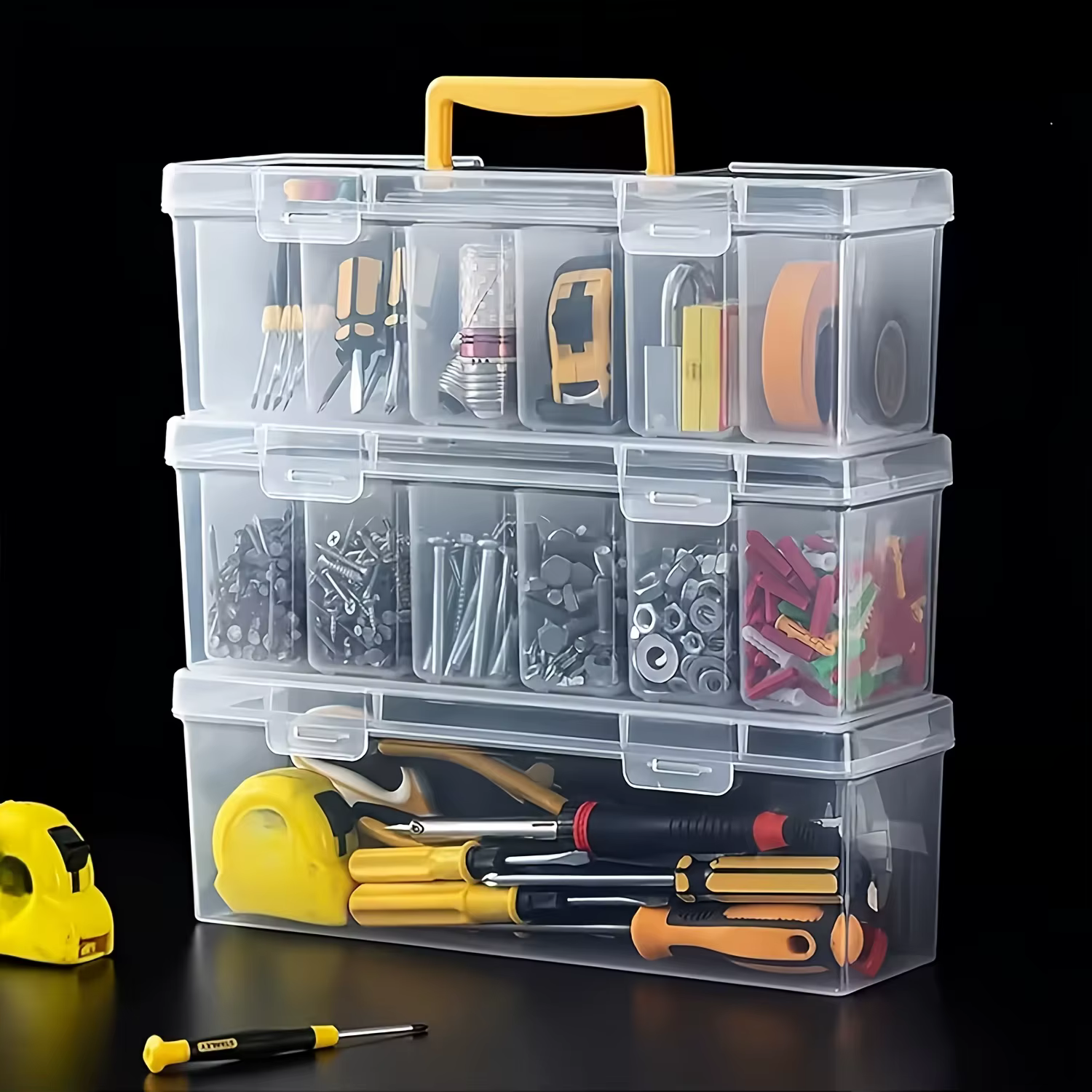 (6 petites boîtes + 1 grande boîte)