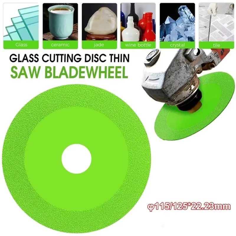 Disque de découpe diamanté 115/125 mm pour verre