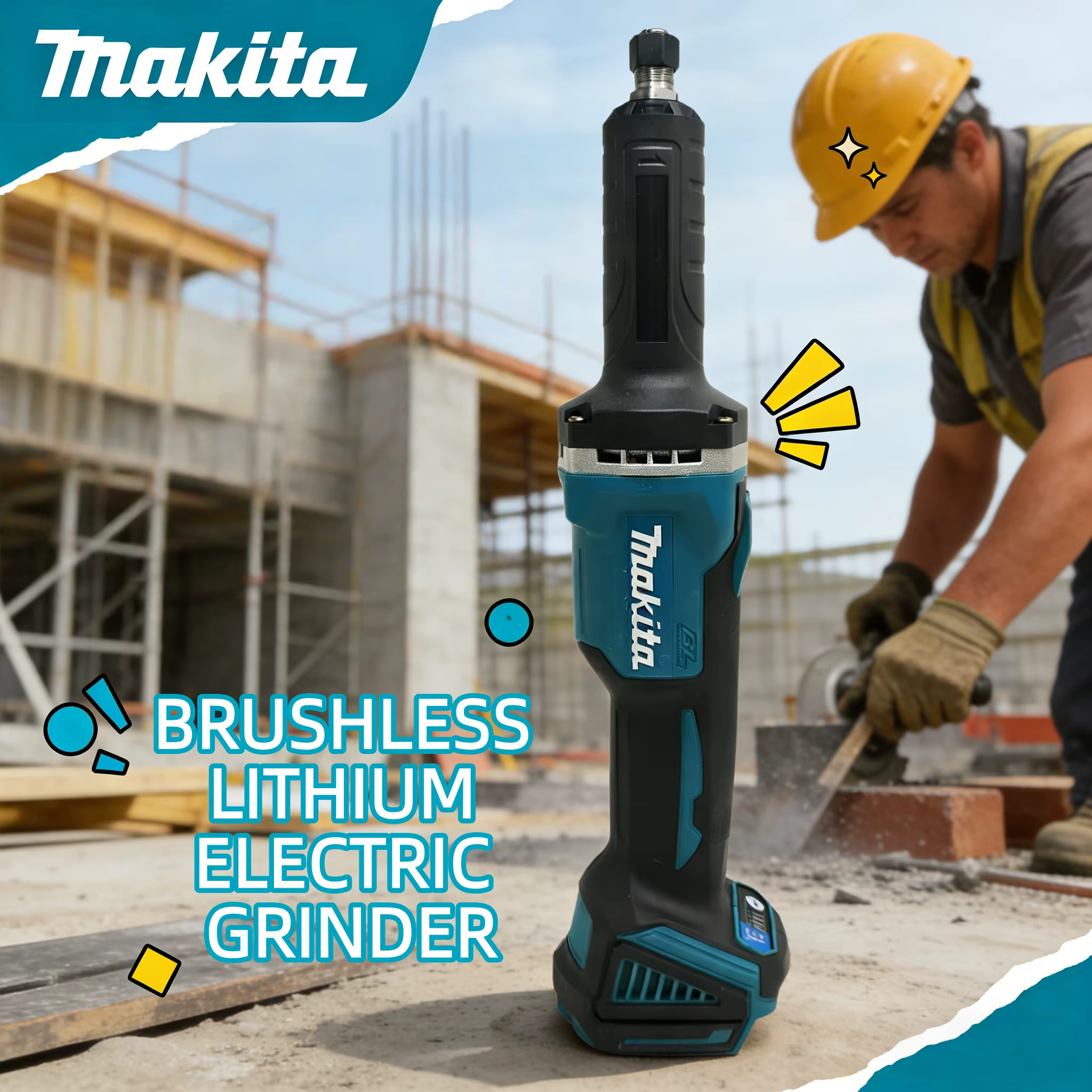 Meuleuse sans fil Makita 18V sans balais