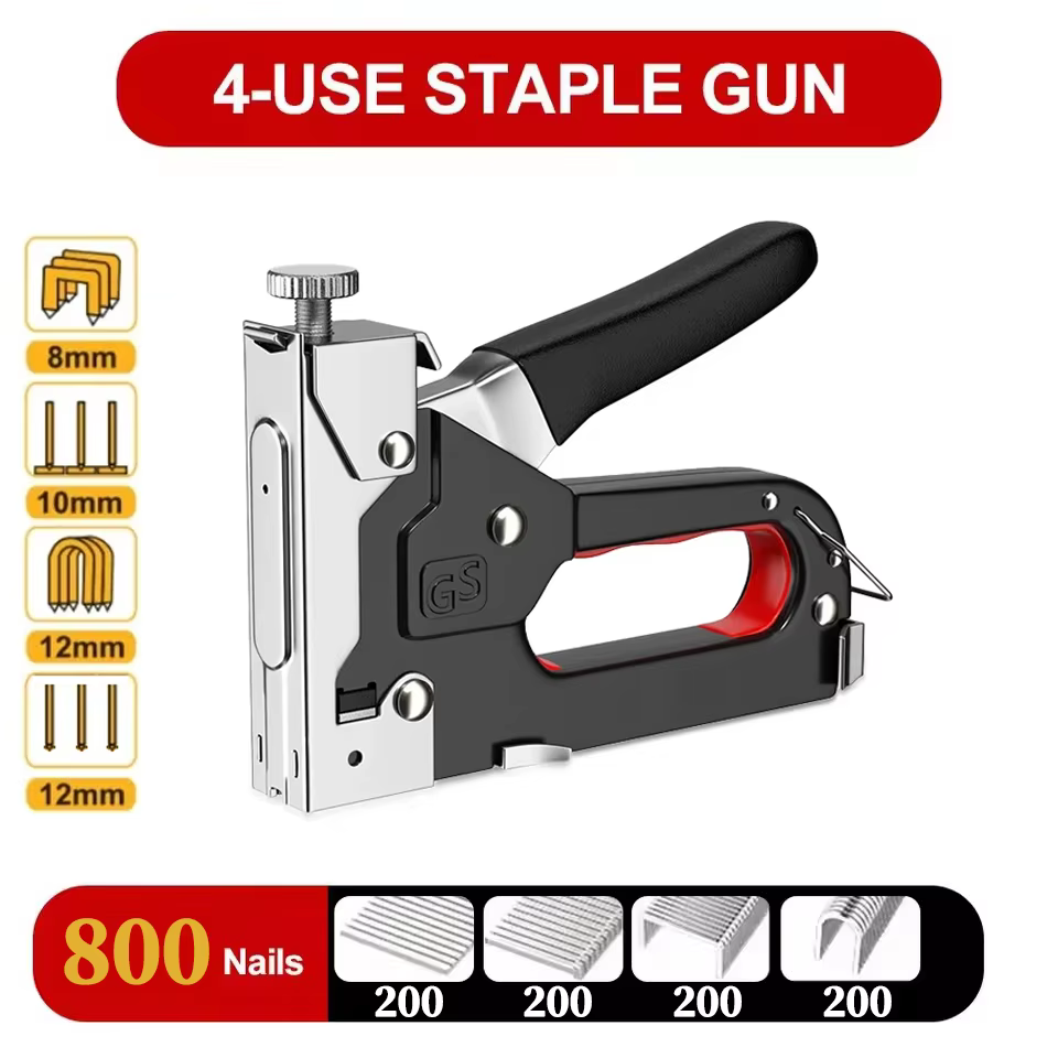 Pistolet à clouer manuel 4 en 1