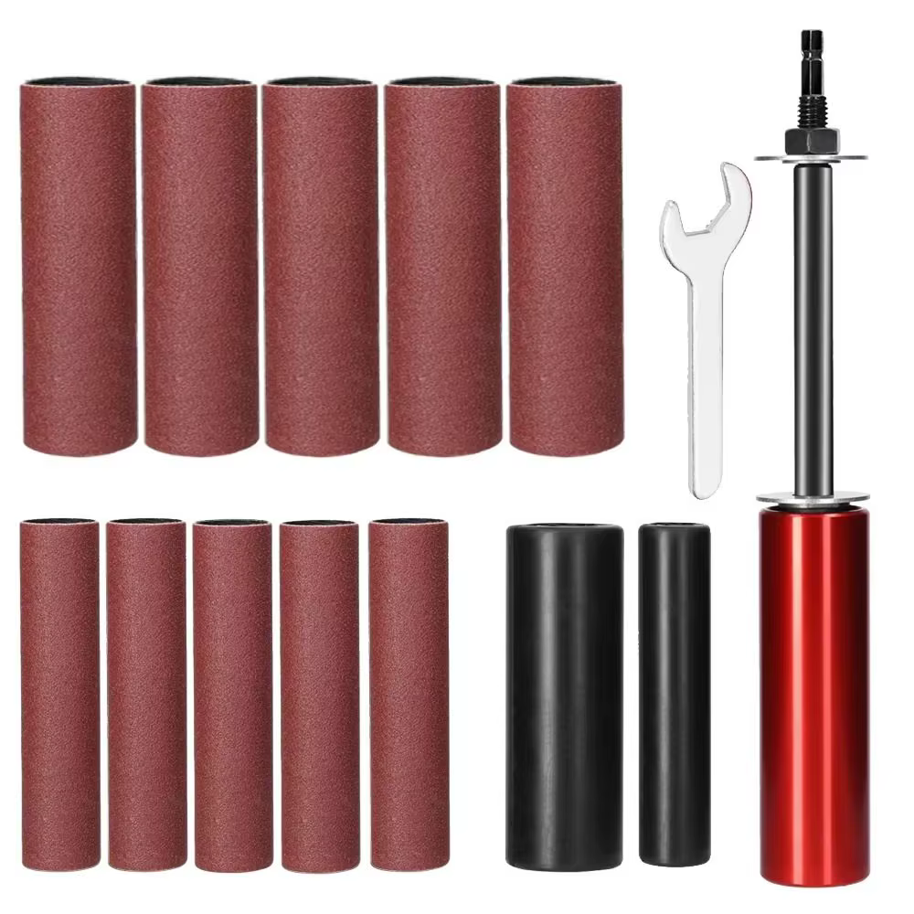 Kit de ponçage à tambour pour perceuse