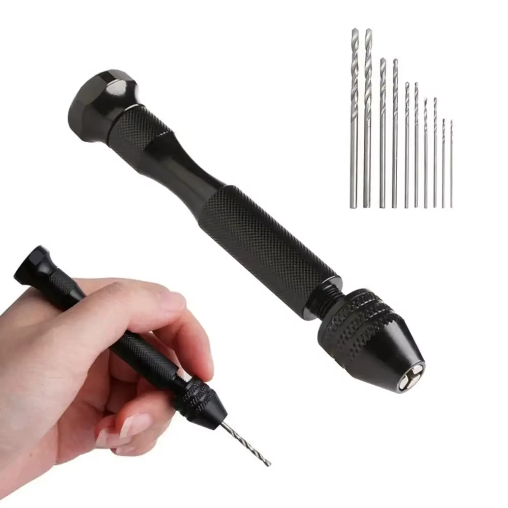 Mini perceuse à main en Micro aluminium avec mandrin sans clé
