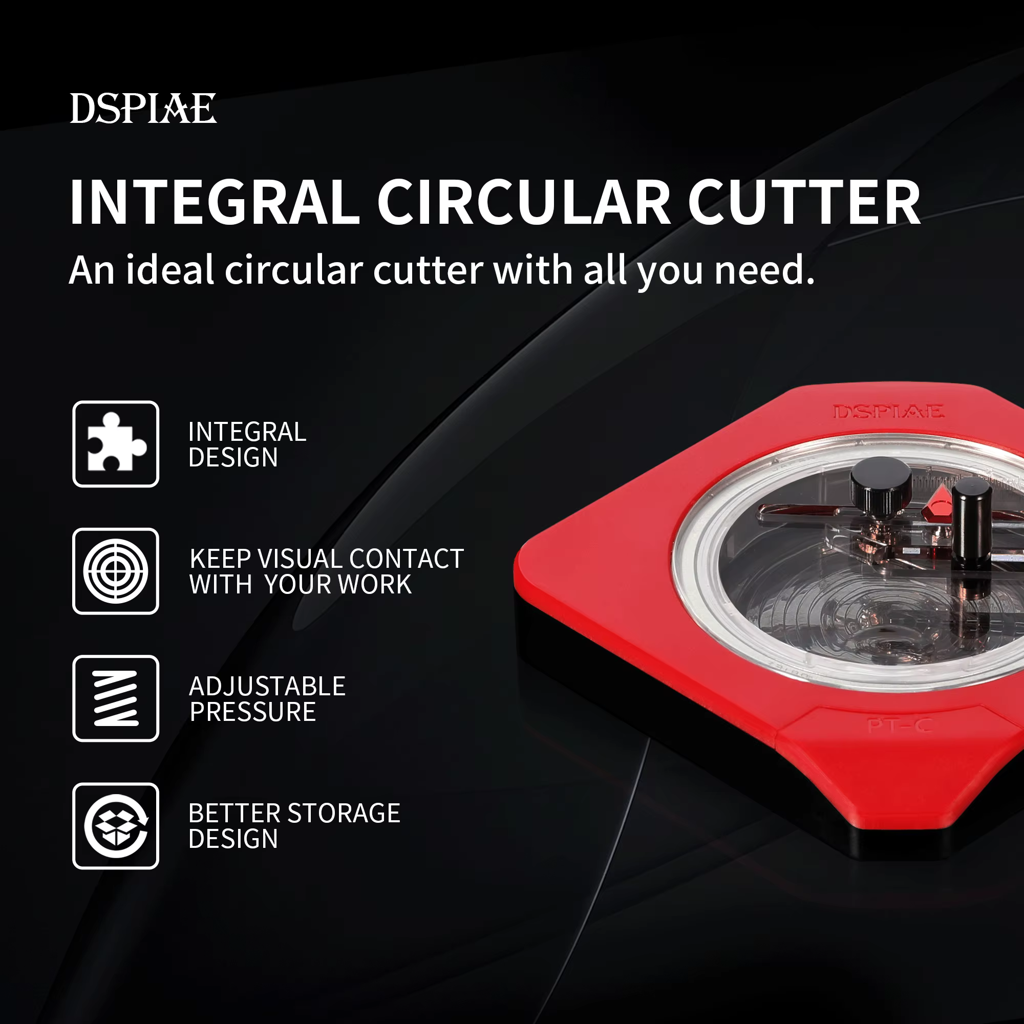DSPIAE PT-C coupe circulaire intégrée visualisation