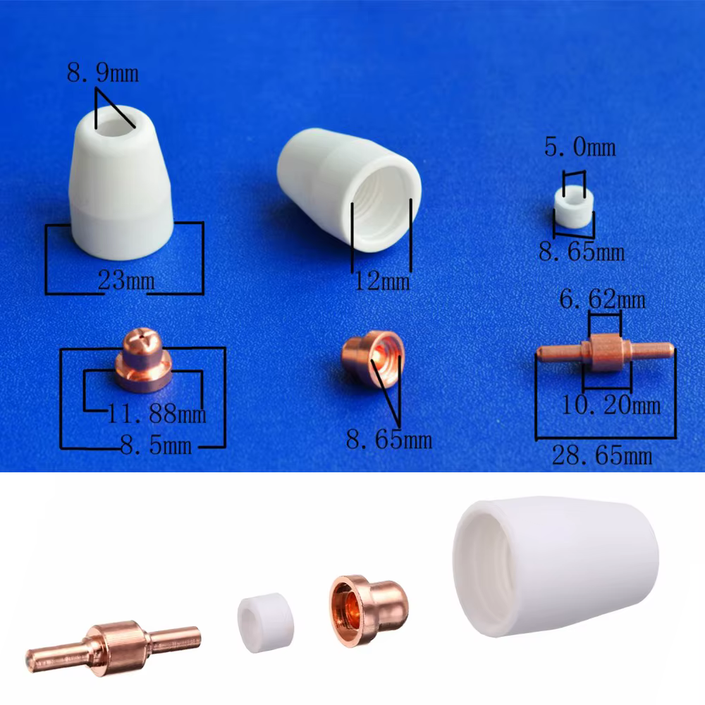 Kit d'électrodes et de buses de pointe de coupe plasma