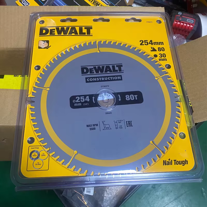 DEWALT – série de lames de scie à bois en alliage dur 216/254/305MM 40T/60T/80T DT1953 DT90250 DW3126 DW3128