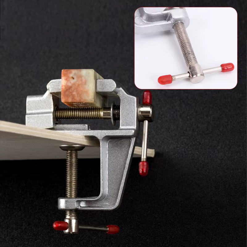 Mini étau de table multifonctionnel en aluminium de 3