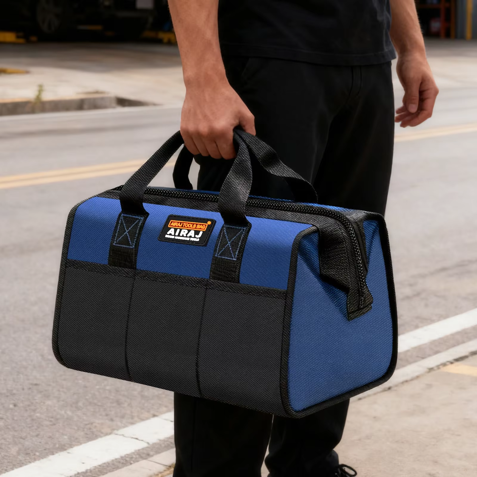 AIRAJ sac à outils pochette à outils de construction robuste Portable