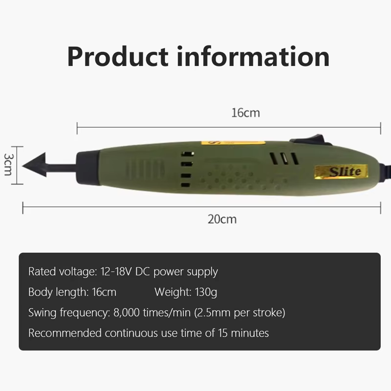 Mini ponceuse 18W 110V-220V