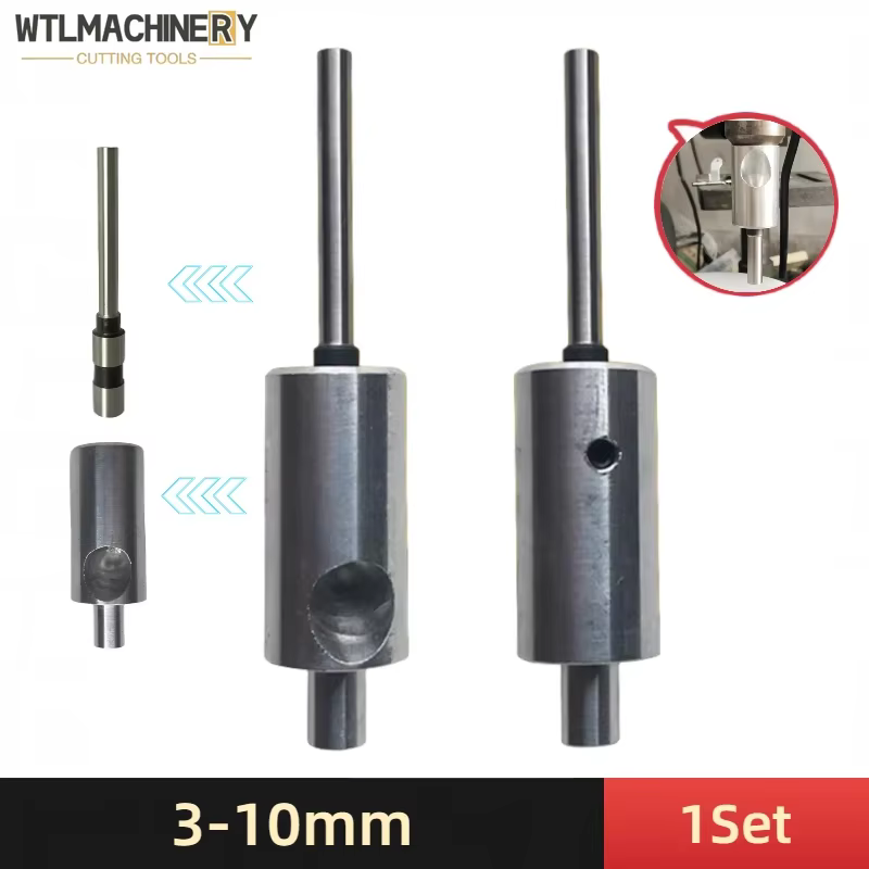 Forets creux à tige droite avec Clip pour poinçonneuse, diamètre de perçage de trous de 3 à 10mm spécifique pour le papier