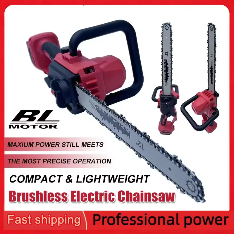 Scie à chaîne sans fil Milwaukee Brushless de 12 pouces avec lubrification automatique pour la coupe d'arbres