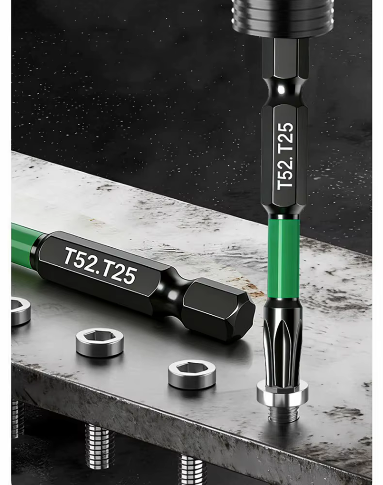 Lot de 10 embouts de visseuse à percussion Torx