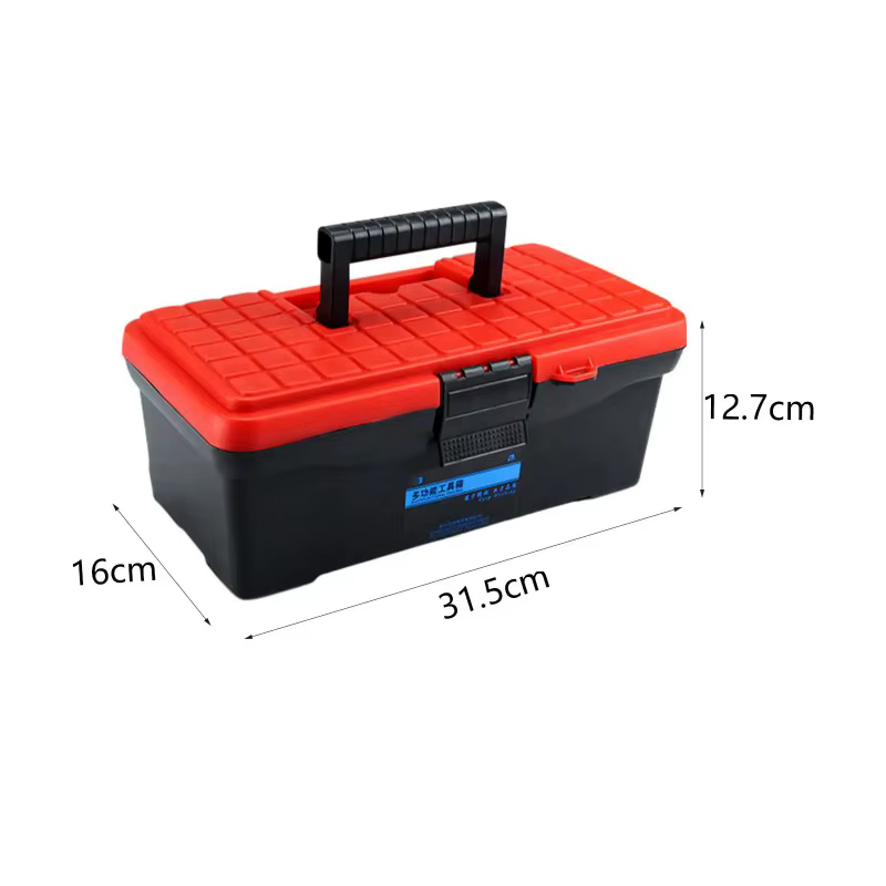 Boîte à outils plateau amovible en plastique conception partiquée multifonction avec poignée Portable pour cadeau d'entretien professionnel