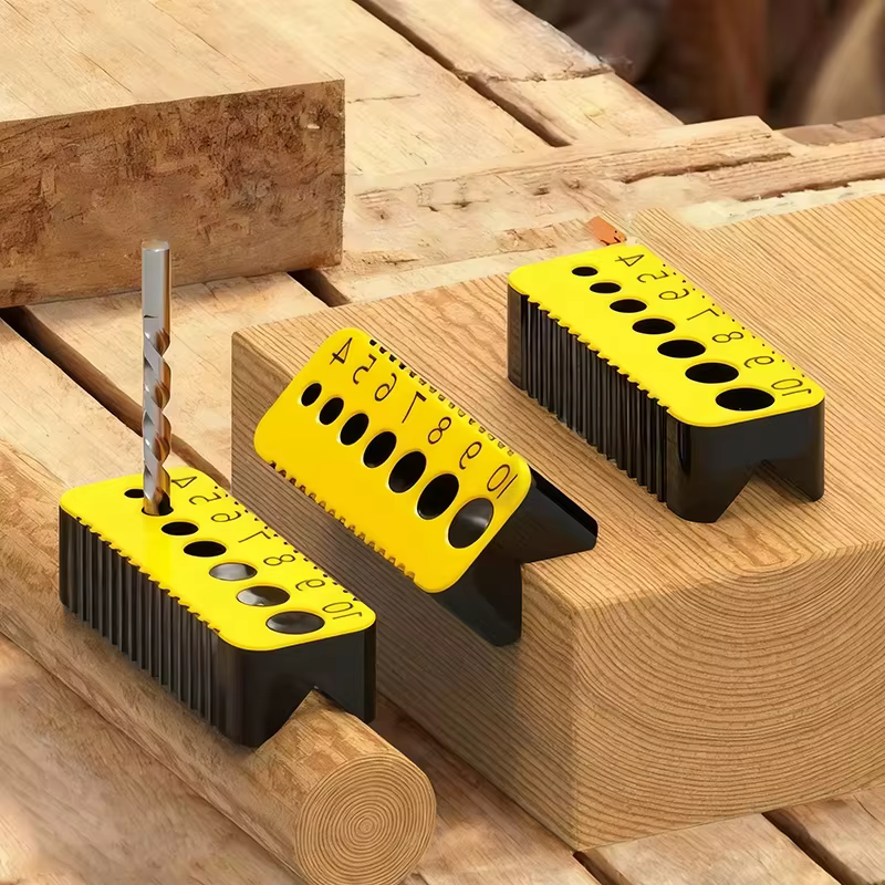 Guide de perçage adapté aux trous de 4/5/6/7/8/9/10 mm, outil de perçage DIY, bloc de perçage, outil de jonction, accessoire de précision multifonctionnel