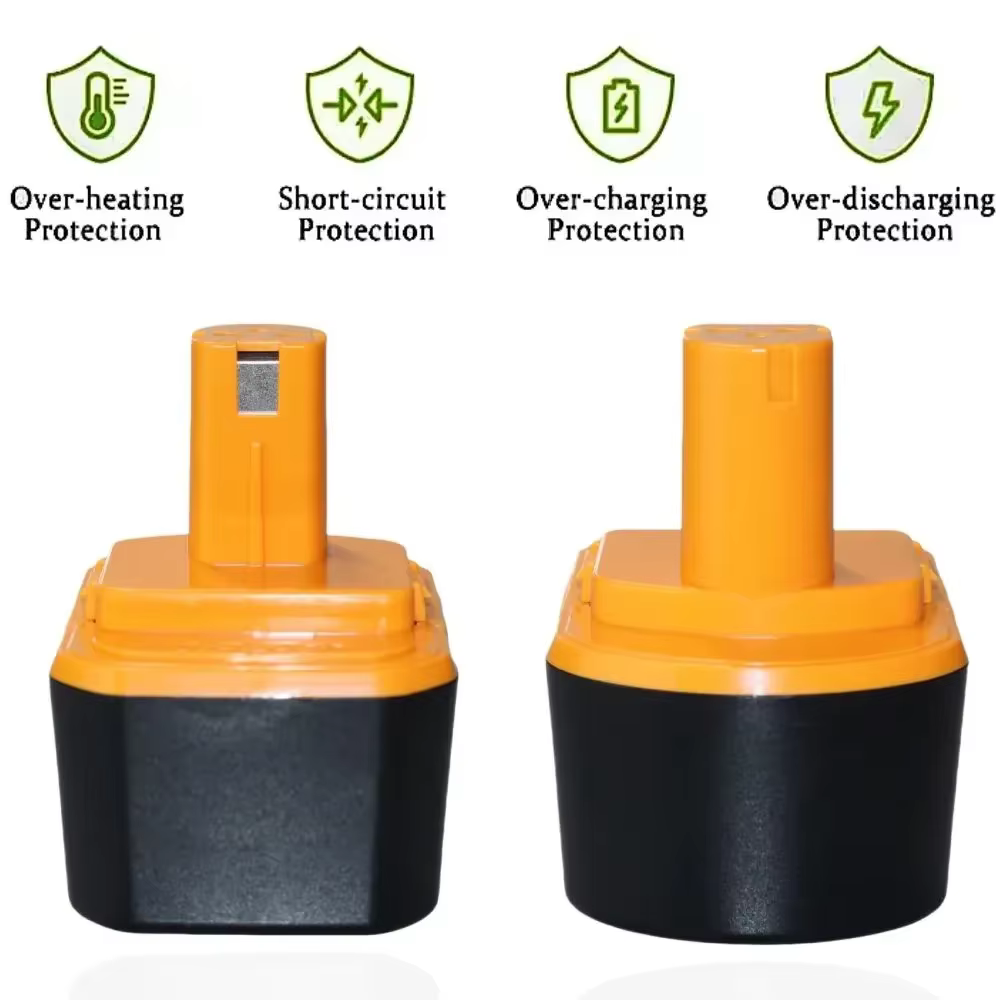 Batterie de remplacement pour perceuse sans fil R10521 RY6201 RY6202 130224010 130224 pour Ryobi 14.4V 6800 NI-MH