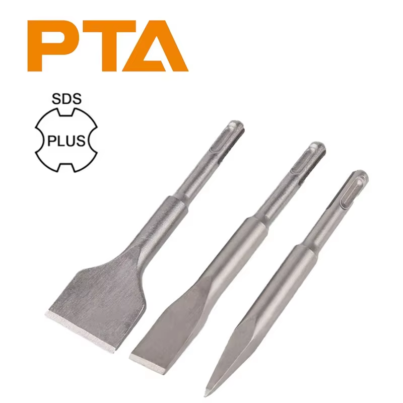 Ciseaux à pointe, à rainure et plats SDS PLUS pour marteau électrique, outils de maçonnerie, forets pour carrelage, ciment, béton, brique, pierre