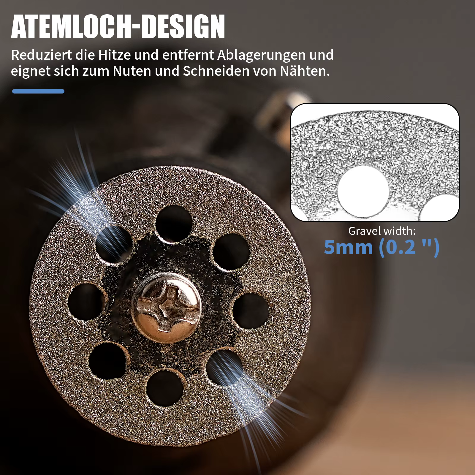 Disque de coupe de 22mm