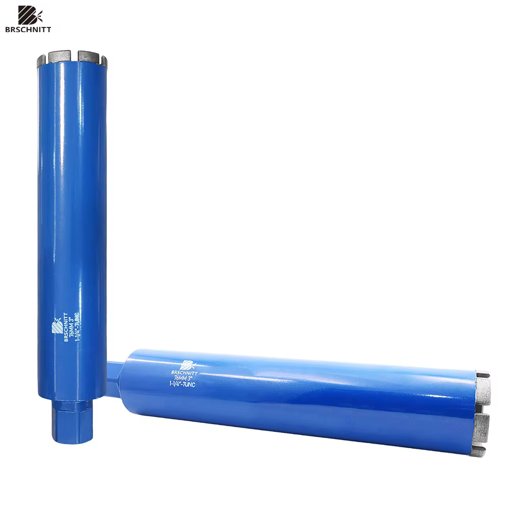 BRSCHNITT foret à eau d'ingénierie diamant 1 pièce Dia 25-127mm soudé au Laser pour murs de briques dures en béton renforcé