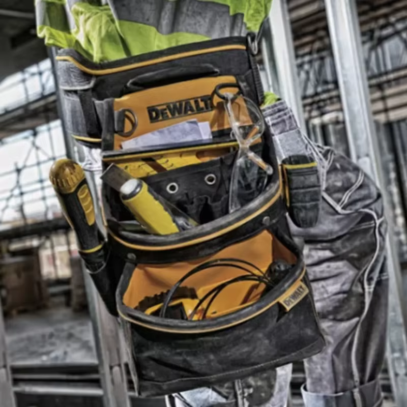 DEWALT DWST81228-8 Ceinture porte-outils multifonction réglable en tissu haute résistance