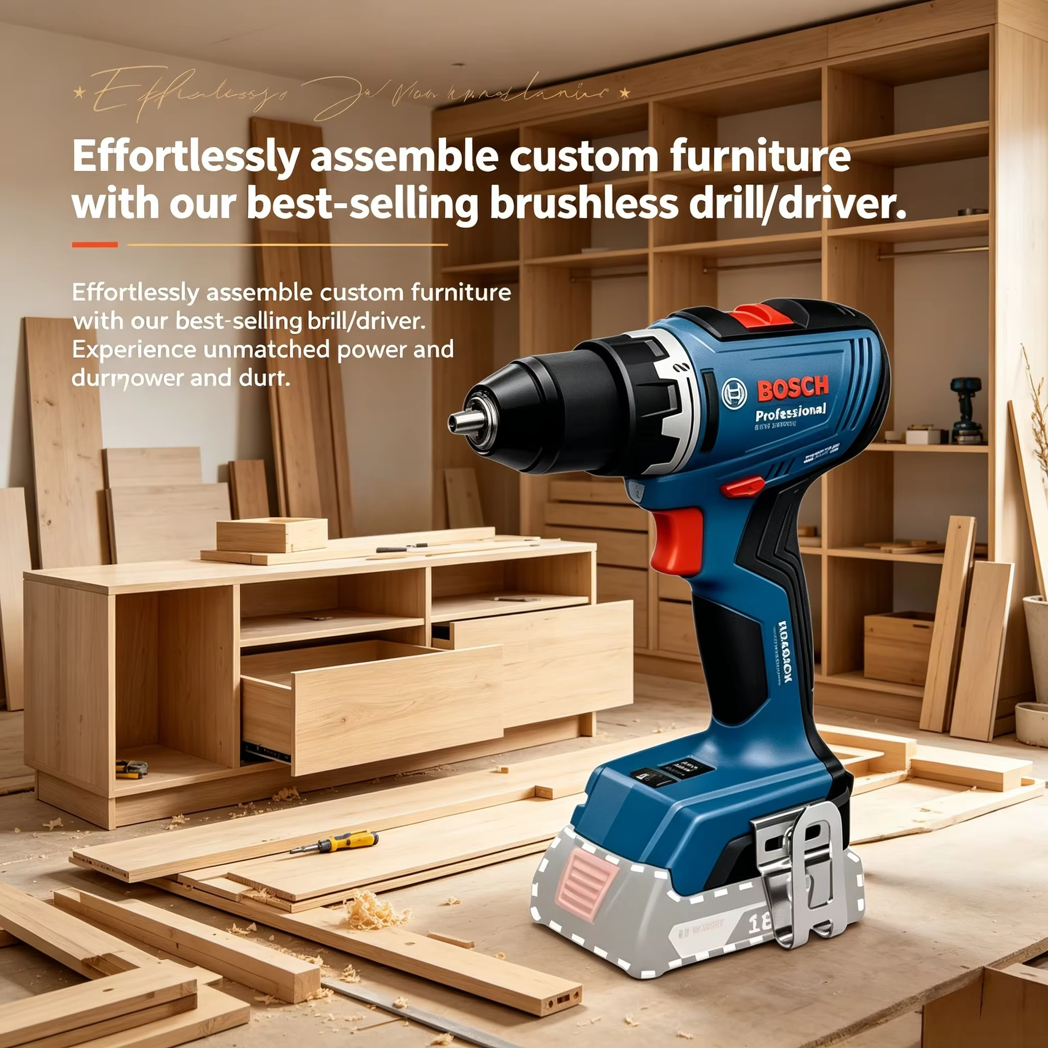 Perceuse-visseuse sans fil BOSCH GSR 18V-65 Brushless