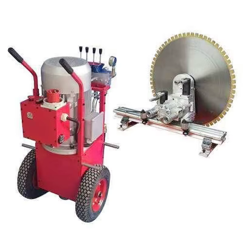 Machine de découpe de mur en béton électrique personnalisée de 1000 mm avec télécommande sans fil