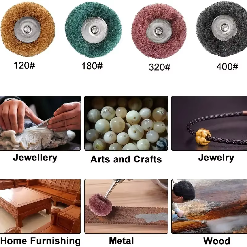 Mini perceuse, brosse Abrasive