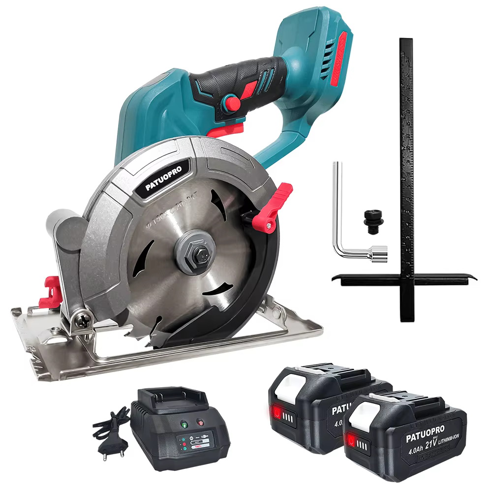 PATUOPRO 150mm scie circulaire électrique sans brosse 6 pouces