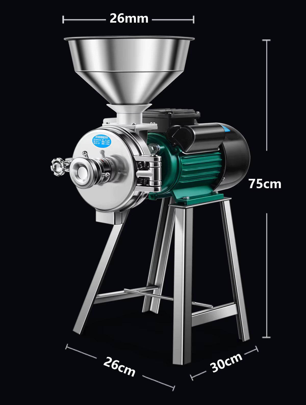 Nouveau moulin multifonctionnel de haute qualité pour céréales, maïs, riz, soja, arachides, sésame