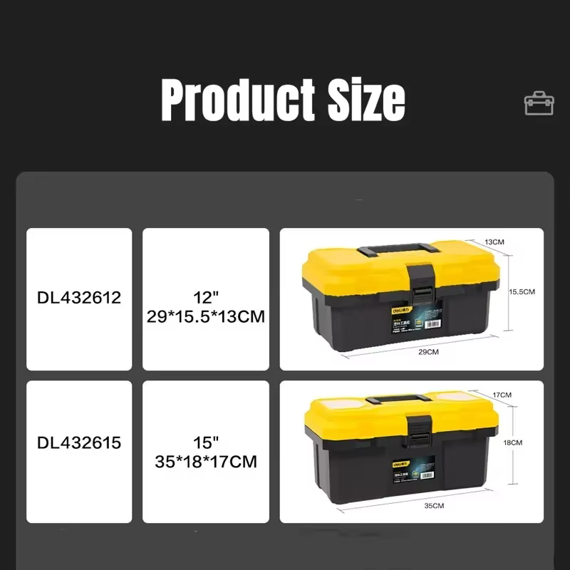 Deli-Boîte de rangement d'outils conseillers portables