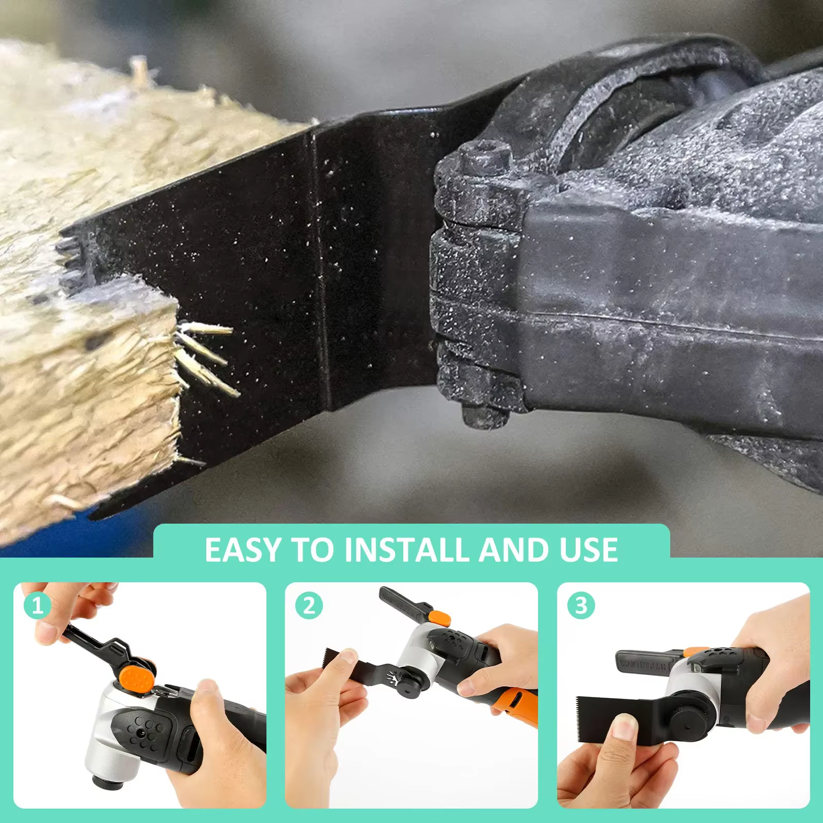 Scie oscillante multi-outils pour la coupe du bois