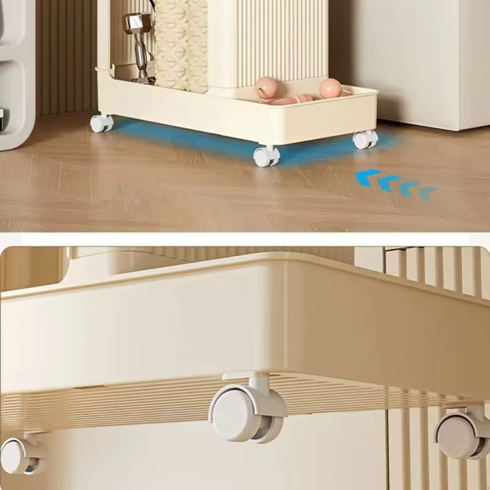 Chariot organisateur d'équipement de gymnastique multifonctionnel, gain de place, support de rangement d'équipement de sport Stable, chariot Portable de grande capacité