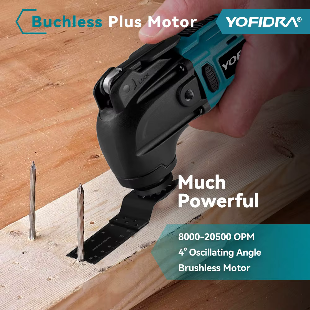 Yofidra – scie électrique multi-outils oscillant sans balais