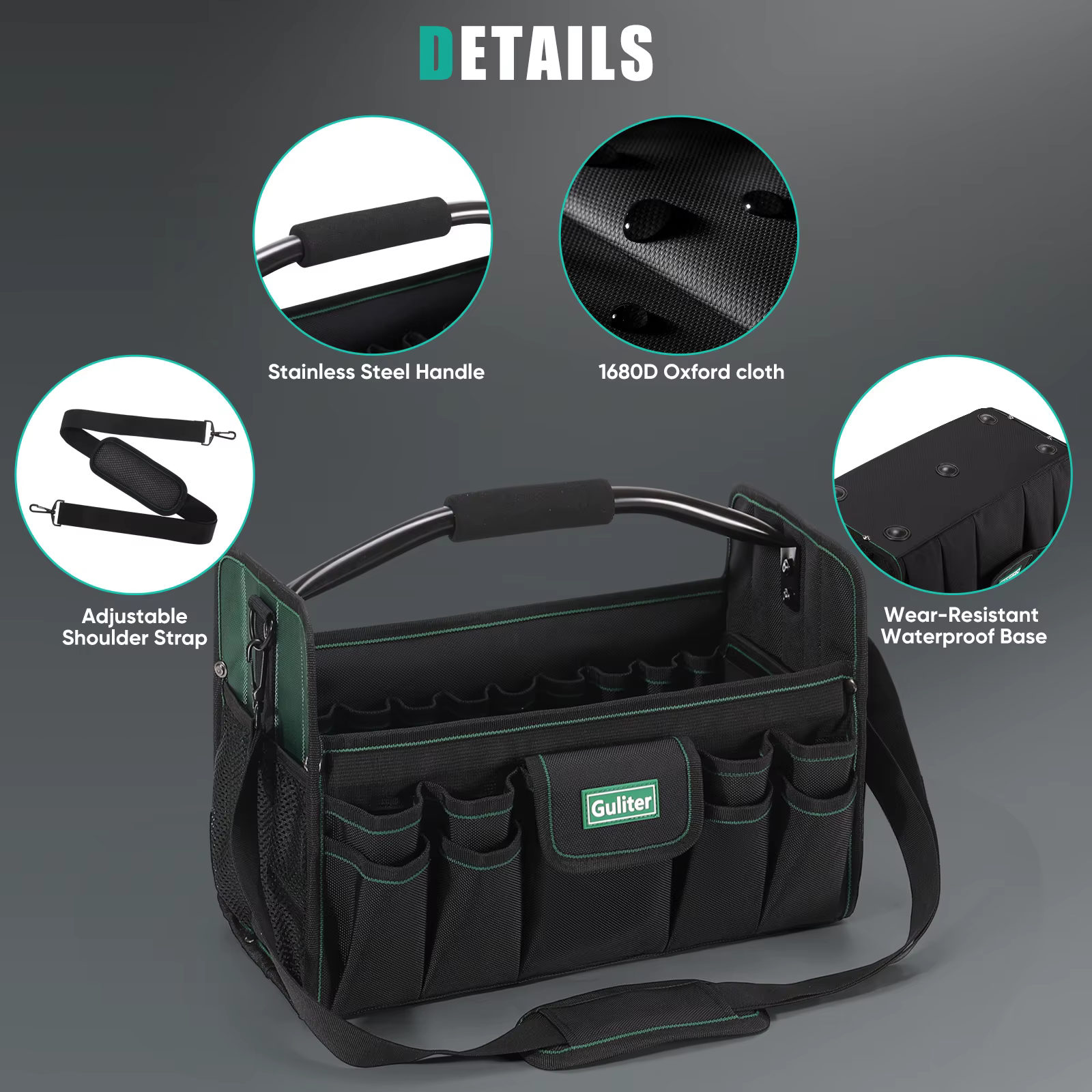 Sac à outils de 17 pouces