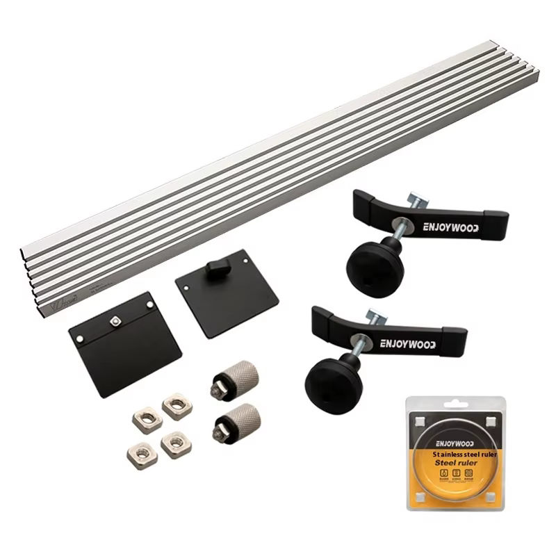 ENChain-Système de clôture de scie de table en alliage d'aluminium YWOOD