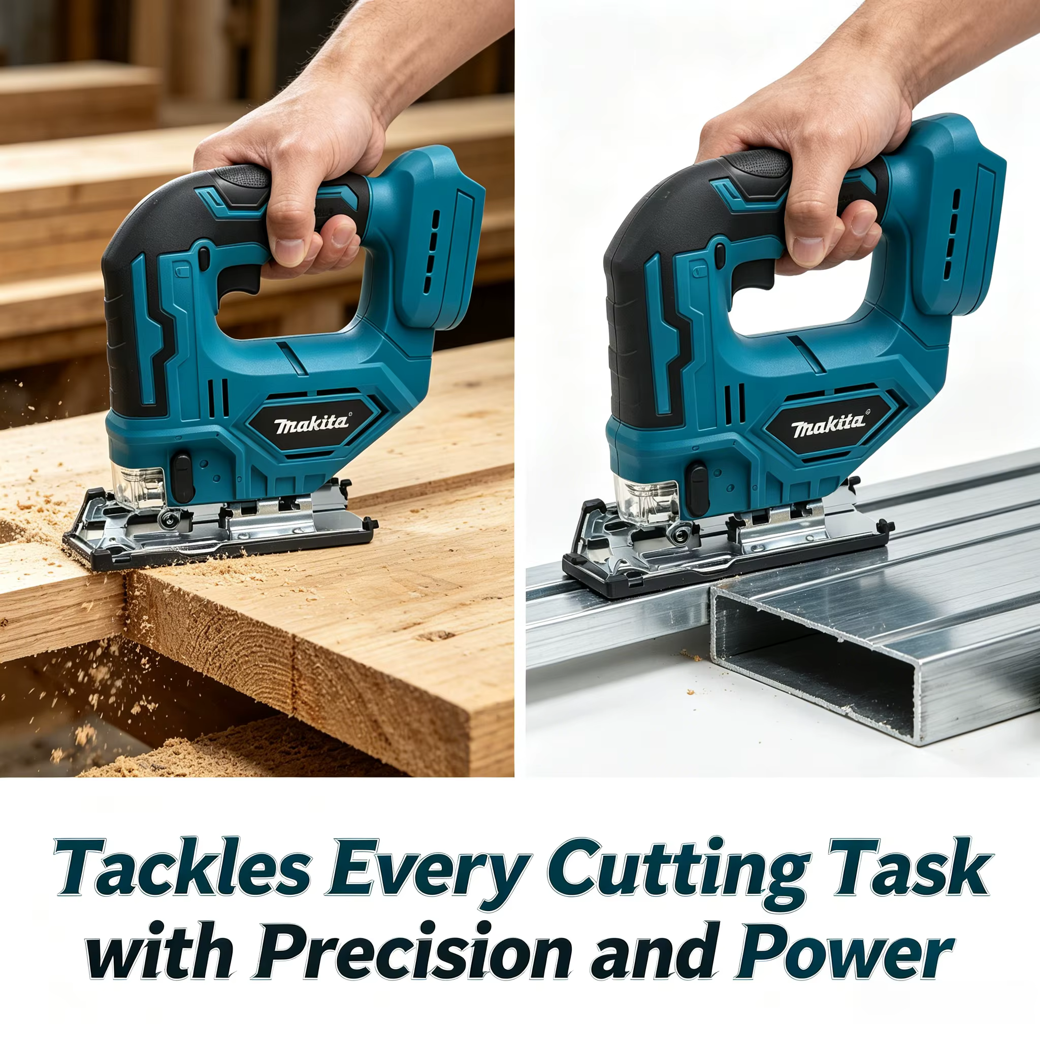 Scie sauteuse électrique sans fil Makita DJV182Z Brushless 18V 340W avec lame