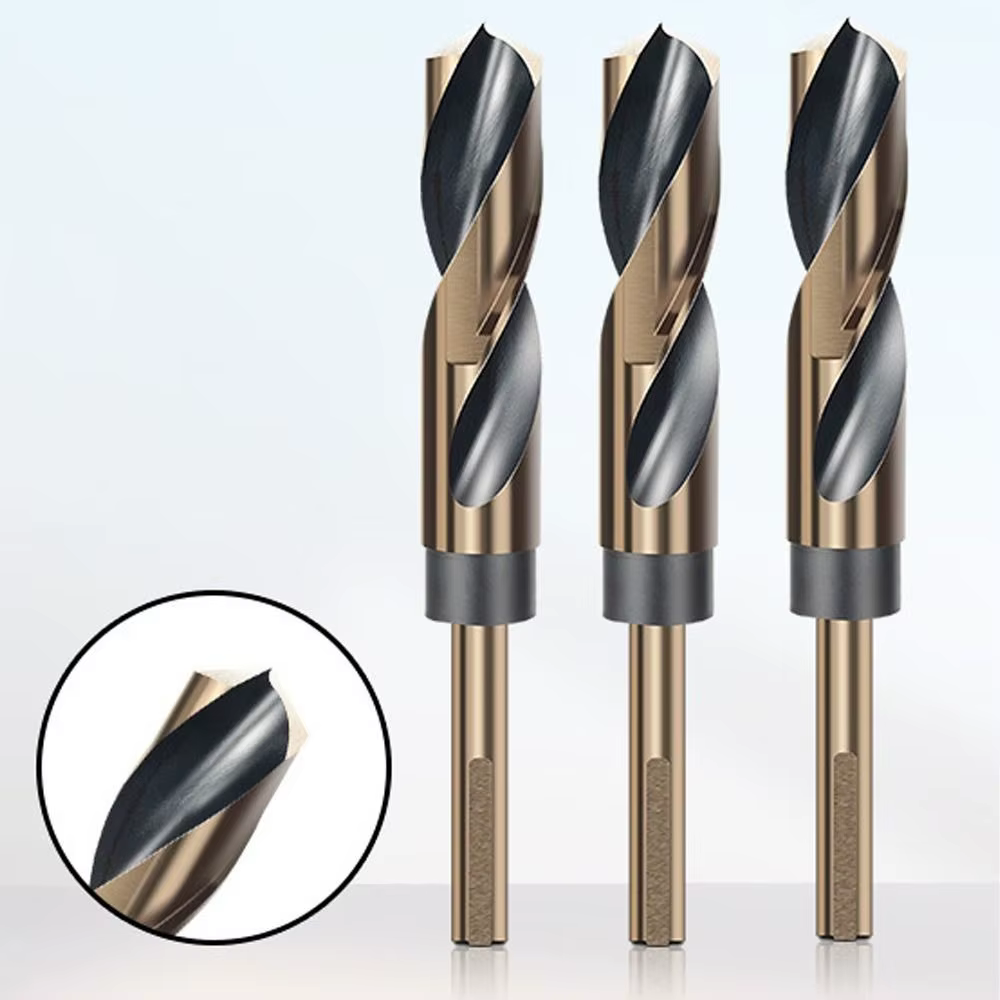 Foret hélicoïdal multifonction 12-30mm HSS, forets portables à tige réduite, outil de perçage de trous métalliques à tige ronde, outils électriques