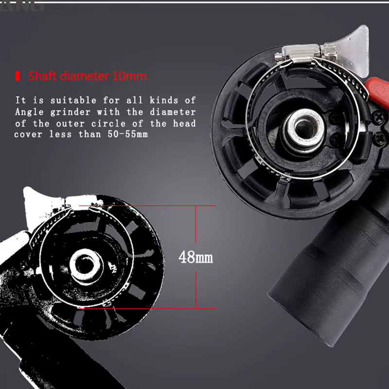 Tête d'adaptateur de bande abrasive pour ponceuse
