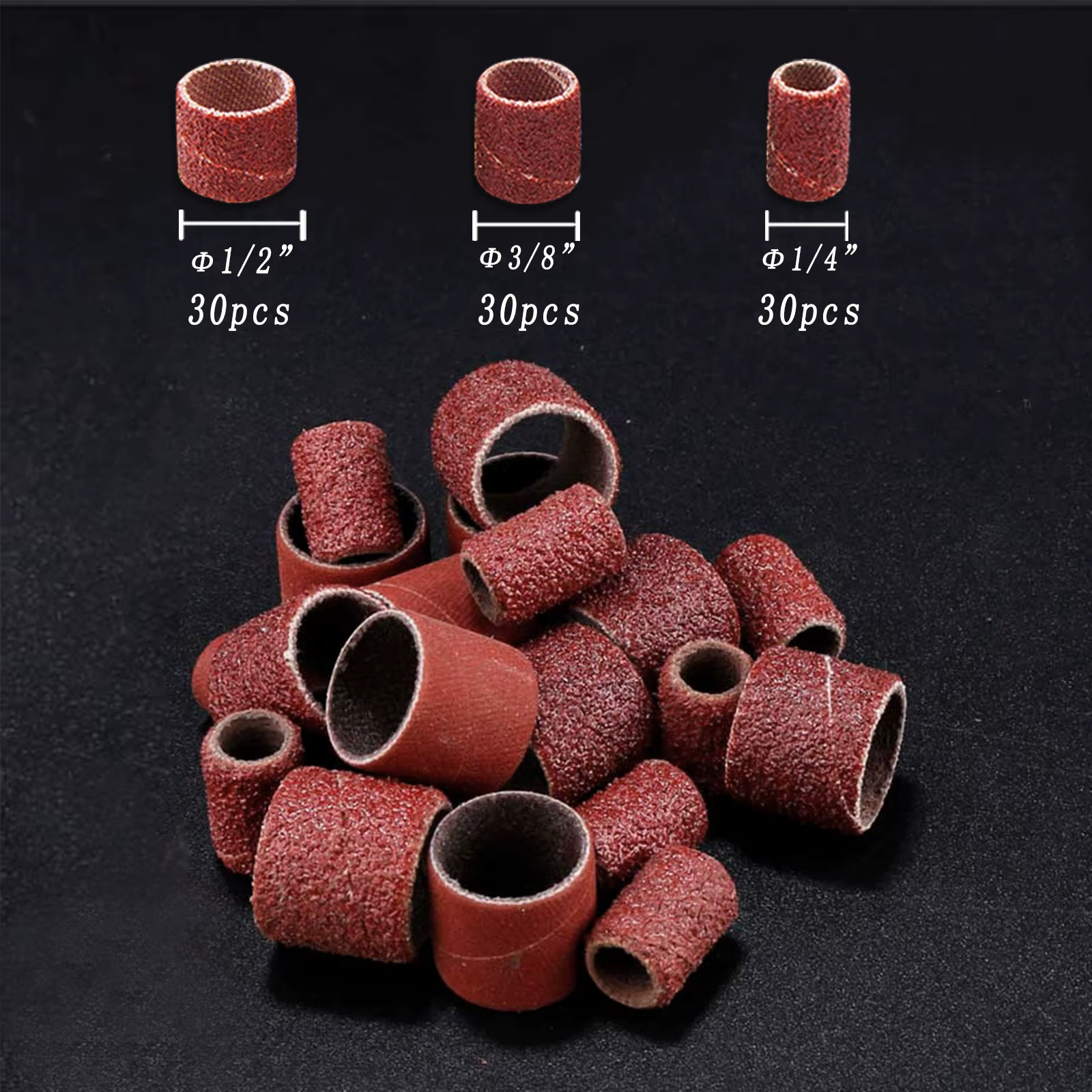 Kit de tambour de ponçage pour outil rotatif Dremel