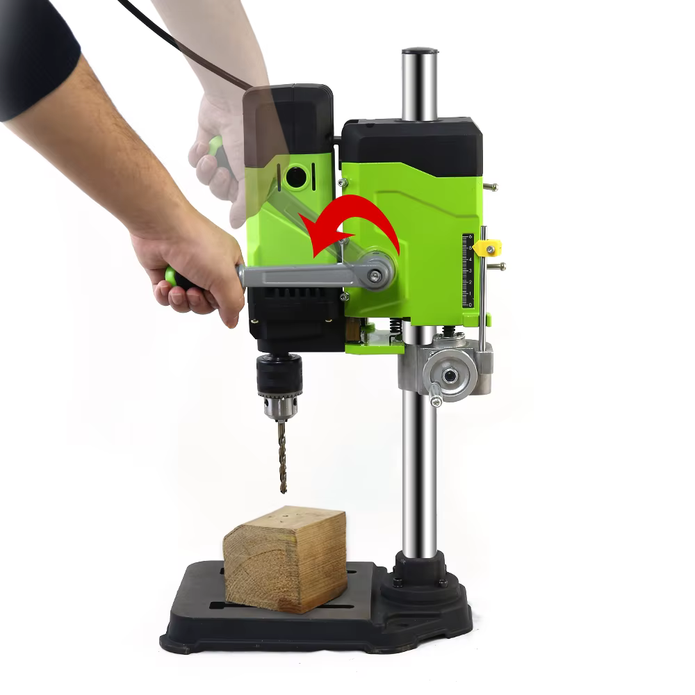 ALLSOME – perceuse à colonne 800W, 6 vitesses, Machine de forage BG-5167