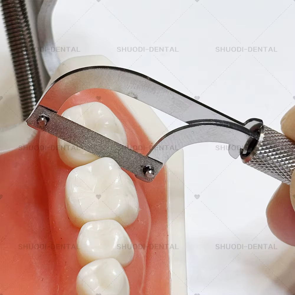 Outil d'émail interproximal d'orthodontie de laboratoire G
