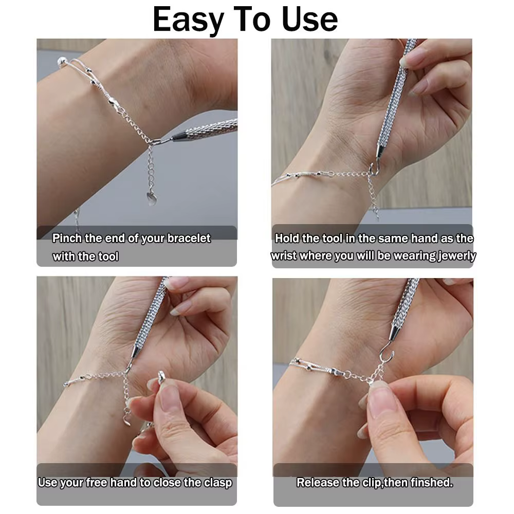 Outil d'aide à la fixation de bracelet à main