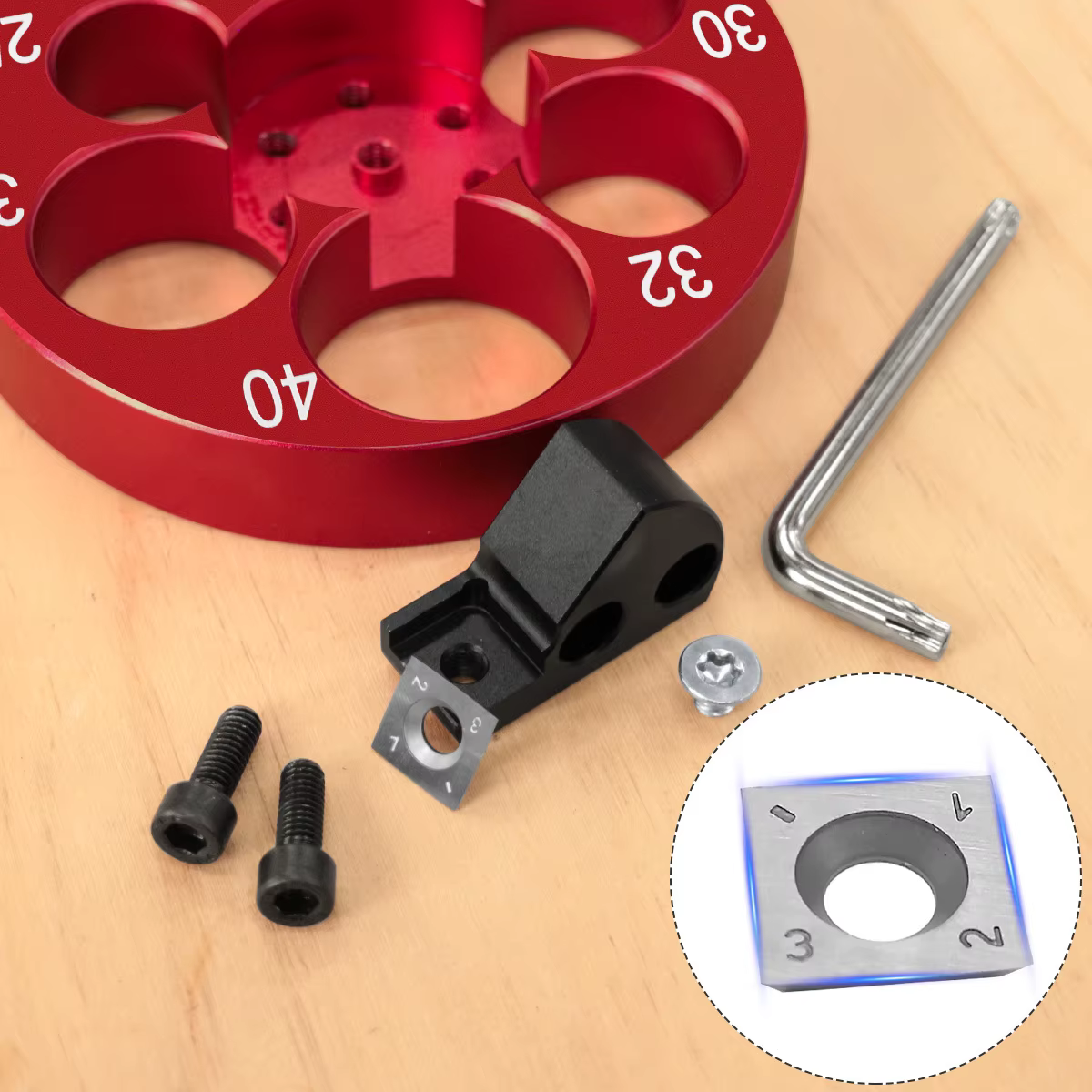 Kit de gabarit de fabricant de chevilles réglables 8-20mm/25-40mm