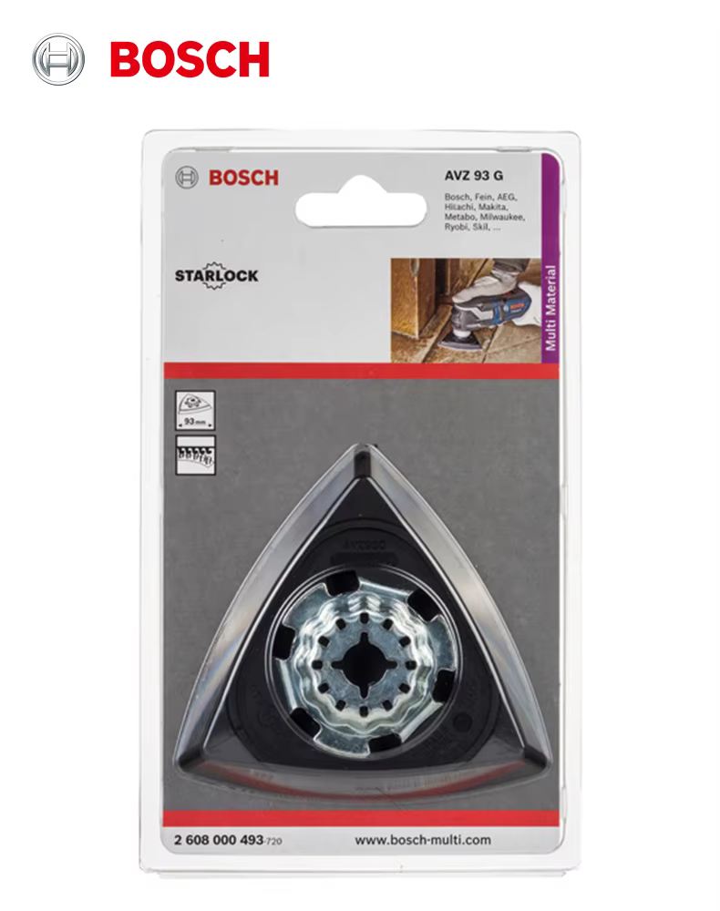 Bosch Starlock AVZ 93 Micro Ptrack Poignée Delta Ponçage Base Compatible