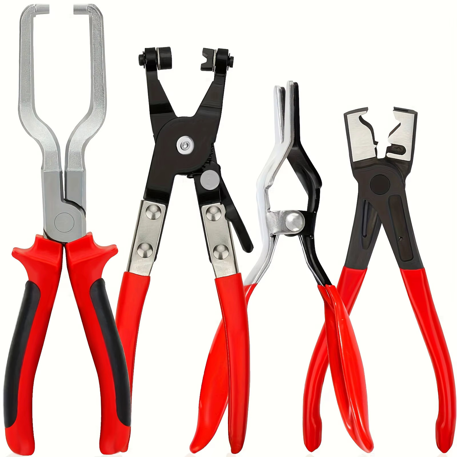 Pince à collier de serrage professionnelle - Kit d'outils de déconnexion et de démontage de conduite de carburant pour la réparation automobile