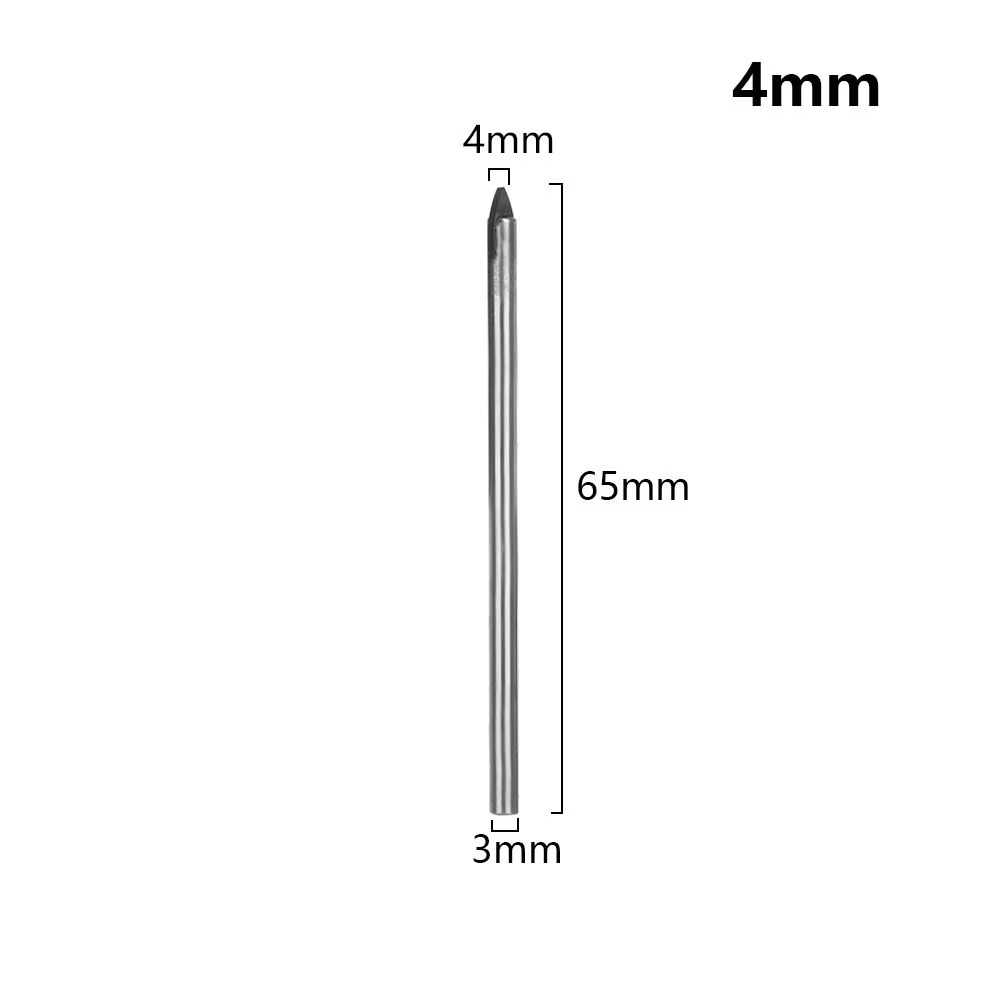 Foret à pointe en carbure, outil de coupe professionnel, céramique, carrelage, marbre, verre miroir, 1PC, 3mm, 4mm, 5mm, 6mm, 8mm, 10mm, 12mm, 14mm, 16mm
