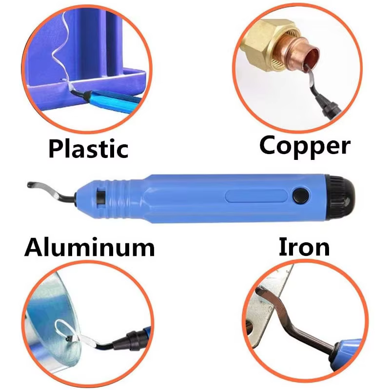 Kit d'outils d'ébavurage manuel en métal