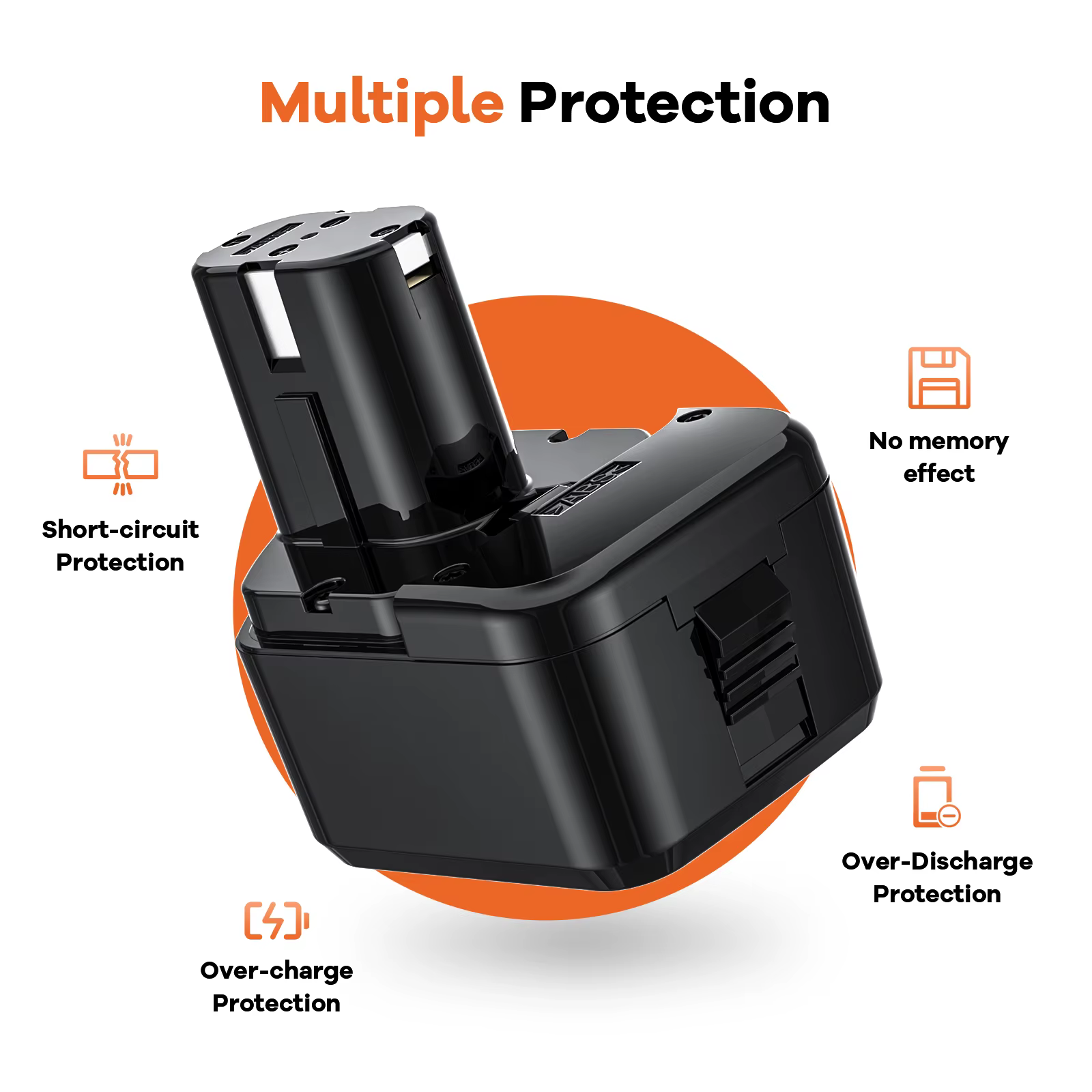Batterie Rechargeable pour Perceuse à Ouverture