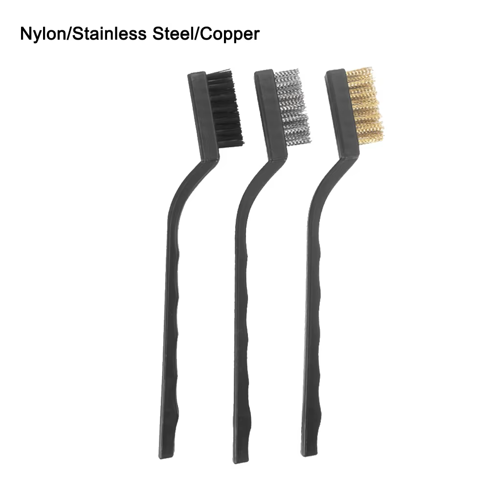 Brosse en fil de laiton et nylon en acier inoxydable