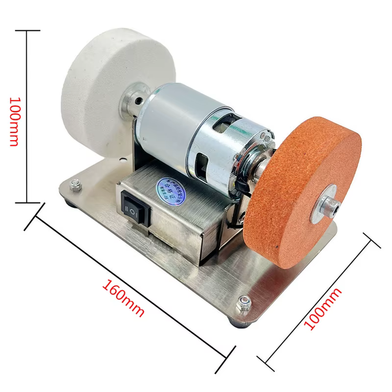 100W Double meuleuse Machine artefact Table