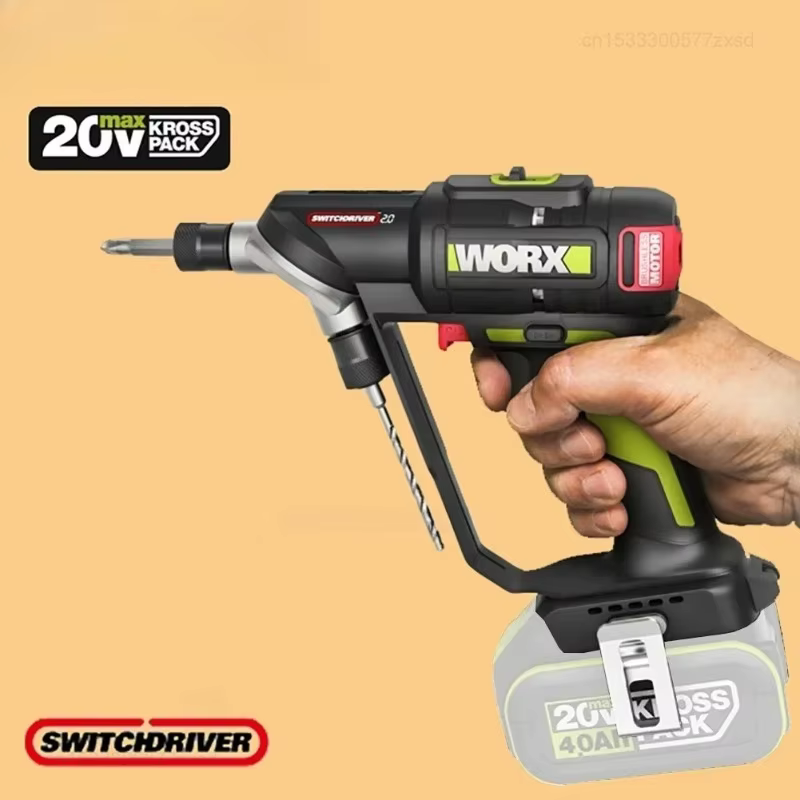 WORX WU177 clé à moteur électrique sans brosse à couple élevé tournevis à percussion sans fil perceuse
