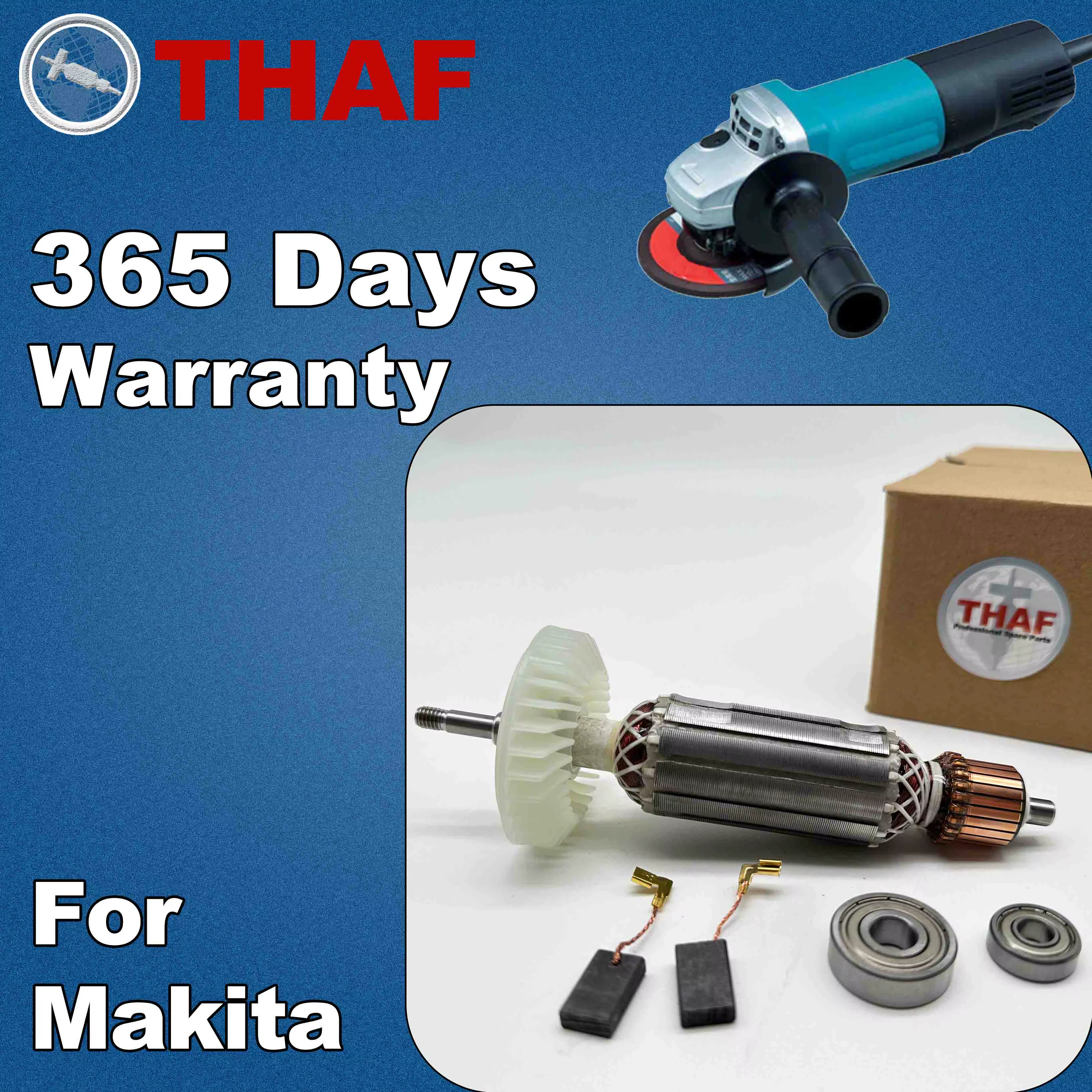 AC 220V 240V 9556NB 9556HN 9558NB 9558HN Induit Rotor pour MAKITA 9556 9557 9558 Meuleuse Angulaire Pièces de rechange